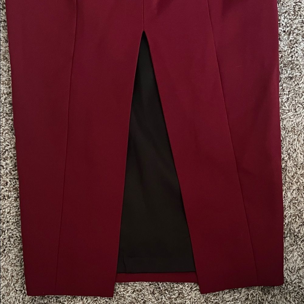 Sezin Karabulut Sheath Dress Burgundy 36/2 Party Wedding Cocktail - Picture 12 of 13